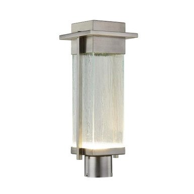 Fusion Pacific 7 Inch 9 Watt 1 LED Outdoor Post Mount by Justice Design - FSN-7542W-RAIN