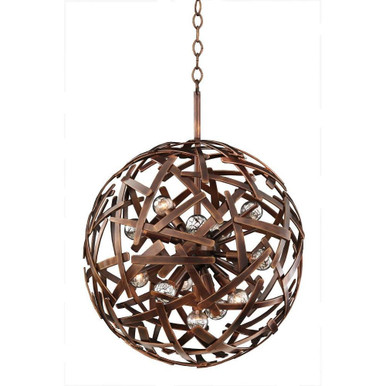 Ambassador 12 Light Large Pendant by Kalco - 501553CP