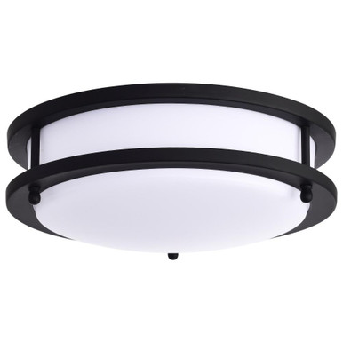 Glamour 18W LED 10 Inch Wide Flush Mount by Nuvo - 62-310