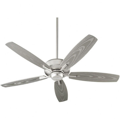 Breeze Patio Plus 5 Blade Ceiling Fan with Light Kit 52 Inch W by Quorum  - 17052