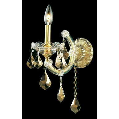 Maria Theresa OneLight Wall Sconce by Elegant - 2800W1