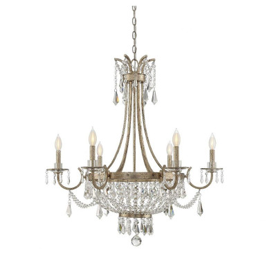 Claiborne 6 Light Large Chandelier by Savoy House - 1-3060-6-60