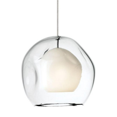 Small Jasper 1 Light Monorail Small Pendant by Visual Comfort Modern - MR-700-JAS
