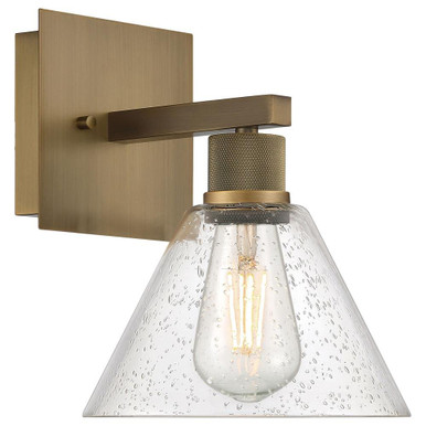 Port Nine 9W 1 LED Clear Glass Wall Sconce by Access - 63143LEDDLP-ABB