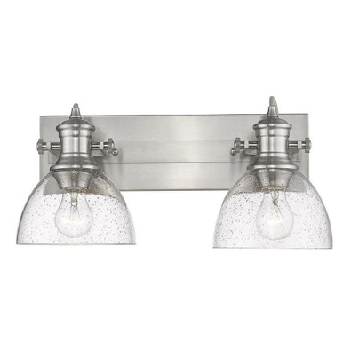 Hines 2 Light Vanity Light by Golden - 3118-BA2