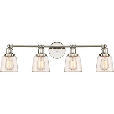 Union 4 Light Vanity Light by Quoizel - UNI8604PK