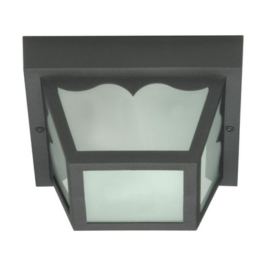 1 Light 8.25 Inch Wide Outdoor Carport Flush Mount by Nuvo - SF77-85