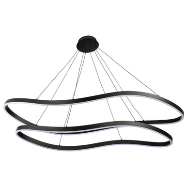 Sylas 64W LED Pendant 10.1 Inch Tall and 20.1 Inch Wide by Nuvo - 62/2422