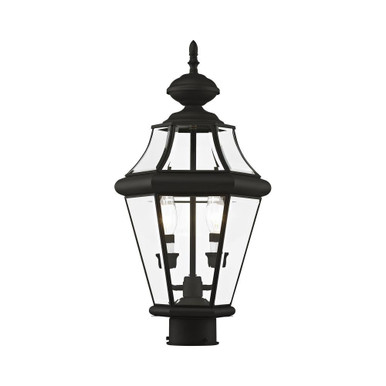 Georgetown 2 Light Outdoor Post Top Lantern 10.25 x 21 Inches by Livex  - 2264