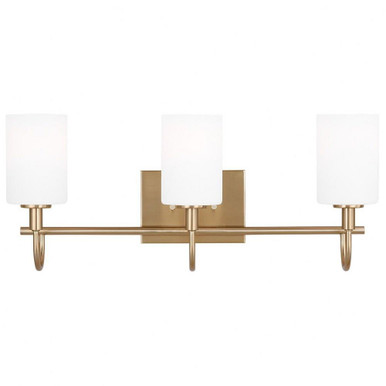 Oak Moore 3 Light Vanity Light by Visual Comfort Studio - 4457103