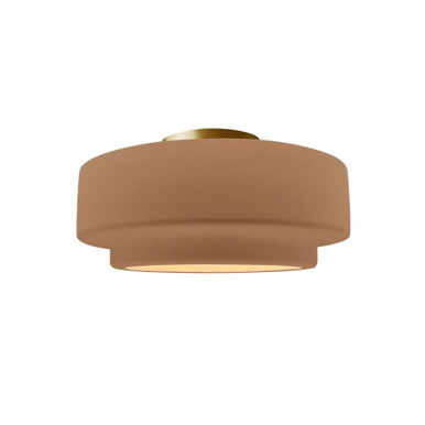 Radiance 1 Light Tier Semi Flush Mount 7 X 12 Inch Wide by Justice Design - CER-6360
