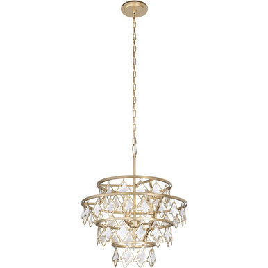 Fleur 4 Light Medium Chandelier by Varaluz - 386C04FG