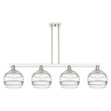 Rochester 4 Light Stem Hung Island 12.5 Inch X 52.75 Inch by Innovations - 716-4I-G556-10