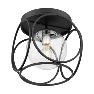 Aurora 1 Light 13 Inch Wide Flush Mount by Nuvo - 60-69FM