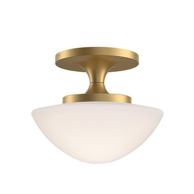 Knox 12W 1 LED Semi Flush Mount 9.75 Inch Tall and 12 Inch Wide by Hinkley - 47813