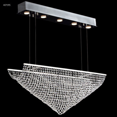 Contemporary 5 Light Oversized Chandelier by James Moder 40719S - 40719S