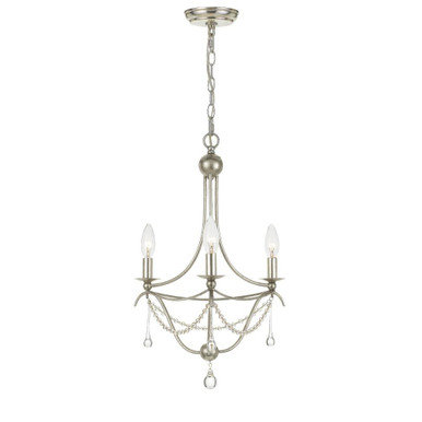 Metro 3 Light Small Chandelier by Crystorama - 423