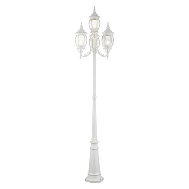 Frontec 4 Light Outdoor Post Light in Style 22.5 x 93 Inches by Livex - 7711