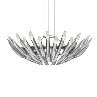 Chimes 5760W 60 LED Round Pendant 15 Inch X 48 Inch Wide by Sonneman - 2046