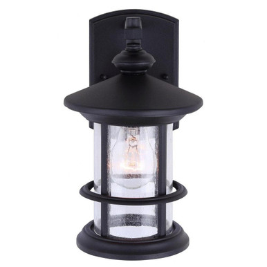 Ryder 1 Light Outdoor Wall Lantern by Canarm - IOL152BK-HD
