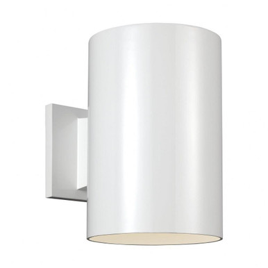 14W 1 LED Outdoor Large Cylinder Wall Lantern by Visual Comfort Studio - 8313997