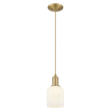 Bridal Veil 1 Light Cord Hung Mini Pendant 10 Inch Tall by Innovations - 716-1P-G559-5