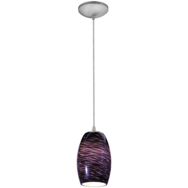 Chianti 1 Light Cord Mini Pendant 7.25 Inch Tall by Access - 28078-CC-CHIAN