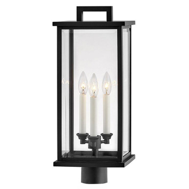 Weymouth 3 Light Large Outdoor Post or Pier Mount 9 x 22.25 Inch by Hinkley - 20011