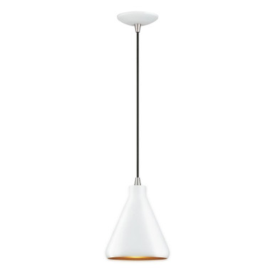 Geneva 1 Light Small Pendant by Livex - 41177P