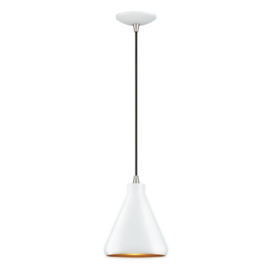 Geneva 1 Light Small Pendant by Livex - 41177P