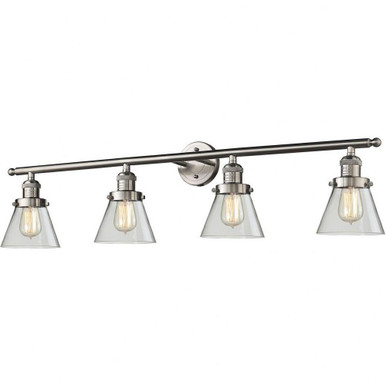 Small Bell 4 Light Vanity Light by Innovations - 215-SN-G62