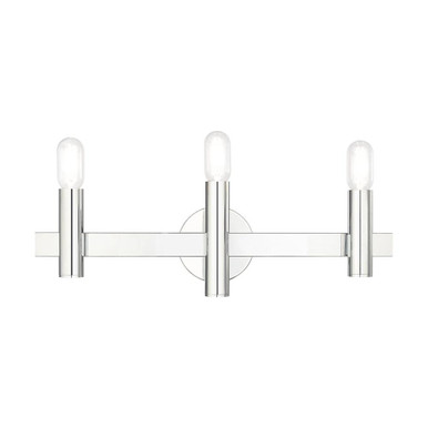 Helsinki 3 Light Candle Style Vanity Light by Livex - 15833