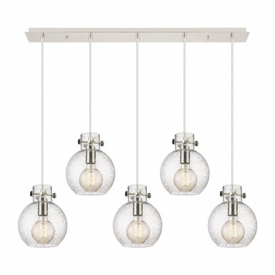 Newton Sphere 5 Light Oversized Linear Pendant by Innovations - 125-410-1PS-G410-8