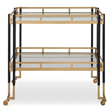 Kentmore Bar Cart 32 Inch Tall and 32.88 Inch Wide by Uttermost - 25229