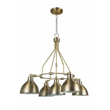Timarron Five Light Chandelier 29.5 Inch W by 26.88 Inch H by Craftmade - 35925-LB