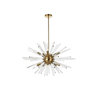 Sienna 10 Light Oversized Pendant 32 Inch Wide by Elegant - 2502D32