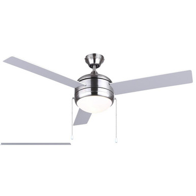 Calibre III 3 Blade Ceiling Fan with Light Kit 48 Inch Wide by Canarm Inc - CF48CA33BN