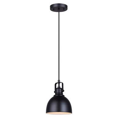 Polo 1 Light Contemporary Small Pendant by Canarm Inc - IPL622A01BK