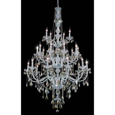 Verona 25 Light Oversized Chandelier by Elegant V7825G43 - V7825G43
