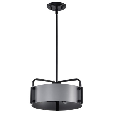 Altos 3 Light Small Pendant 6.25 Inches Tall and 14 Inches Wide by Nuvo - 60/7842