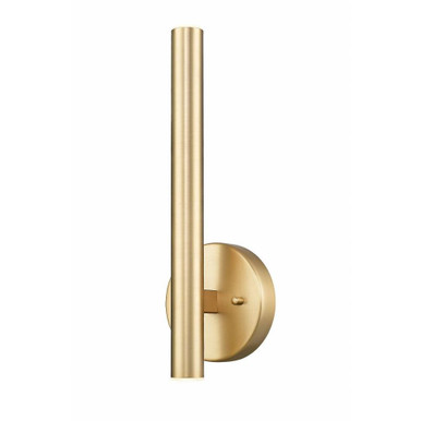 Forest 10W 2 LED Wall Sconce 13.75 Inch Tall and 4.75 Inch Wide by Z-Lite - 919S-MGLD-LED
