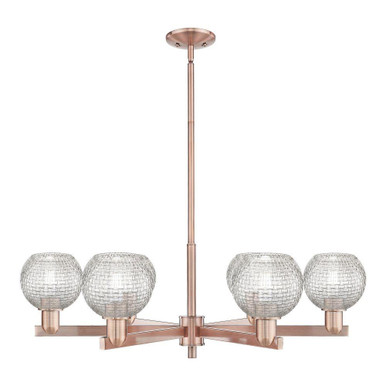 Athens 6 Light Stem Hung Chandelier 10.13 Inch X 35.63 Inch by Innovations - 716-6CR-G122C-6