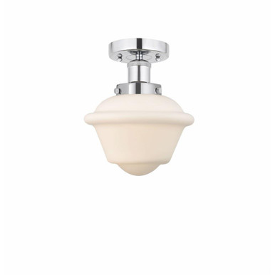 Oxford 1 Light 6.5 Inch Wide Semi Flush Mount by Innovations - 616-1F-G53