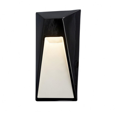 Ambiance 1 Light Vertice Wall Sconce by Justice Design - 5680