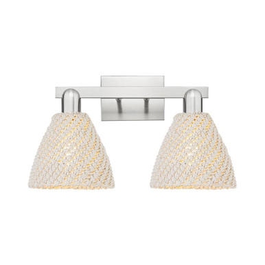 Natural Ballston Dome 2 Light Bath Vanity 16 Inch Wide by Innovations - 716-2W-NBD-75_P