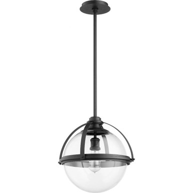 Meridian 1 Light Medium Pendant 15.5 Inch Tall by Quorum - 88-15