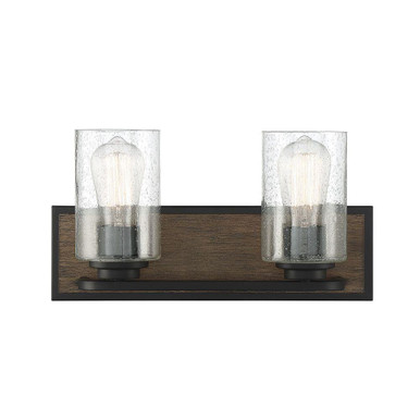 Sheppard 2 Light Bath Vanity 8.5 Inch Tall X 15.25 Inch Wide by Savoy House - L8-7609-2