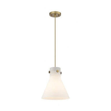 Newton Cone 1 Light Small Pendant 10 Inch Wide by Innovations - 410-1PM-G411-10