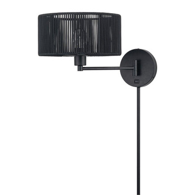 Acordia 1 Light Swing Arm Wall Sconce 10.75 Inch and 12 Inch Wide by Livex - 60237-04