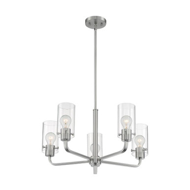 Sommerset 5 Light Medium Chandelier by Nuvo - 60-717-5C